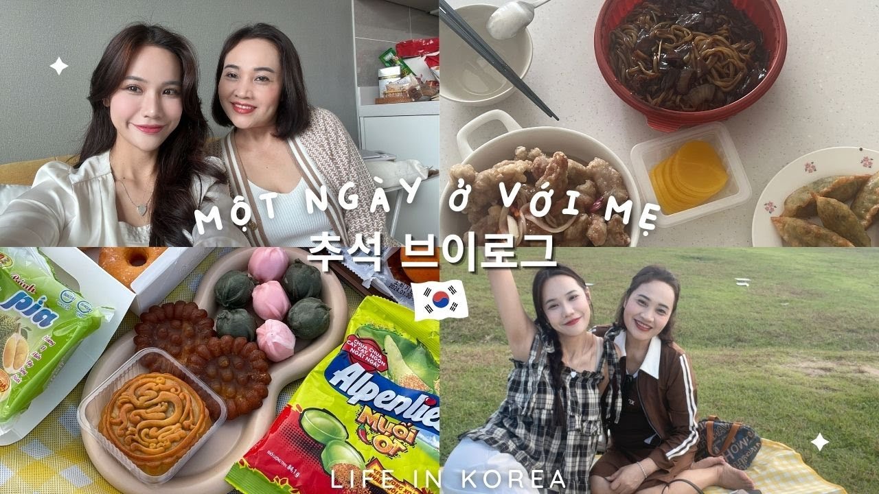 Một ngày ở cùng mẹ tại Hàn Quốc|DU HỌC SINH HÀN QUỐC ♡ Rin Go