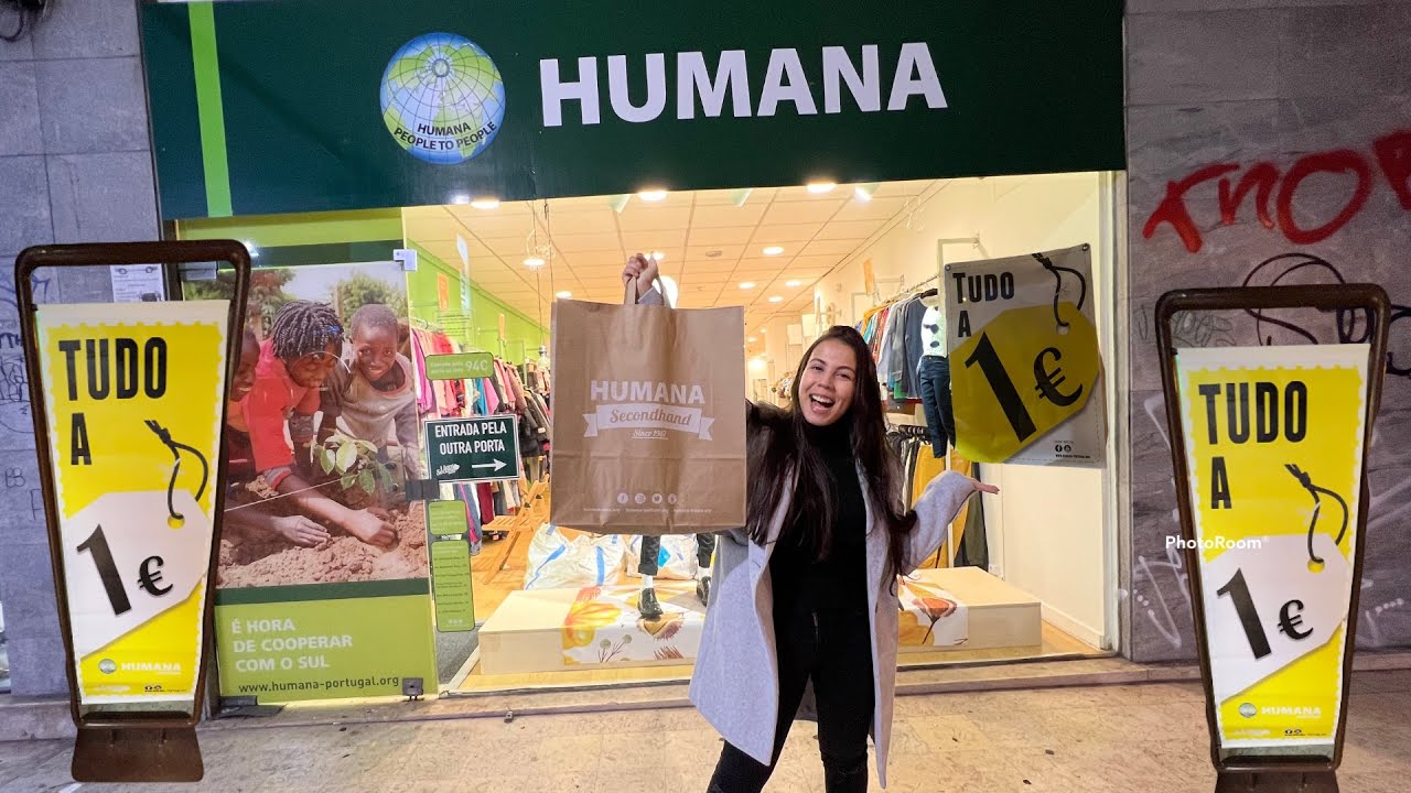 COMPRANDO ROUPAS POR 1€ EM PORTUGAL