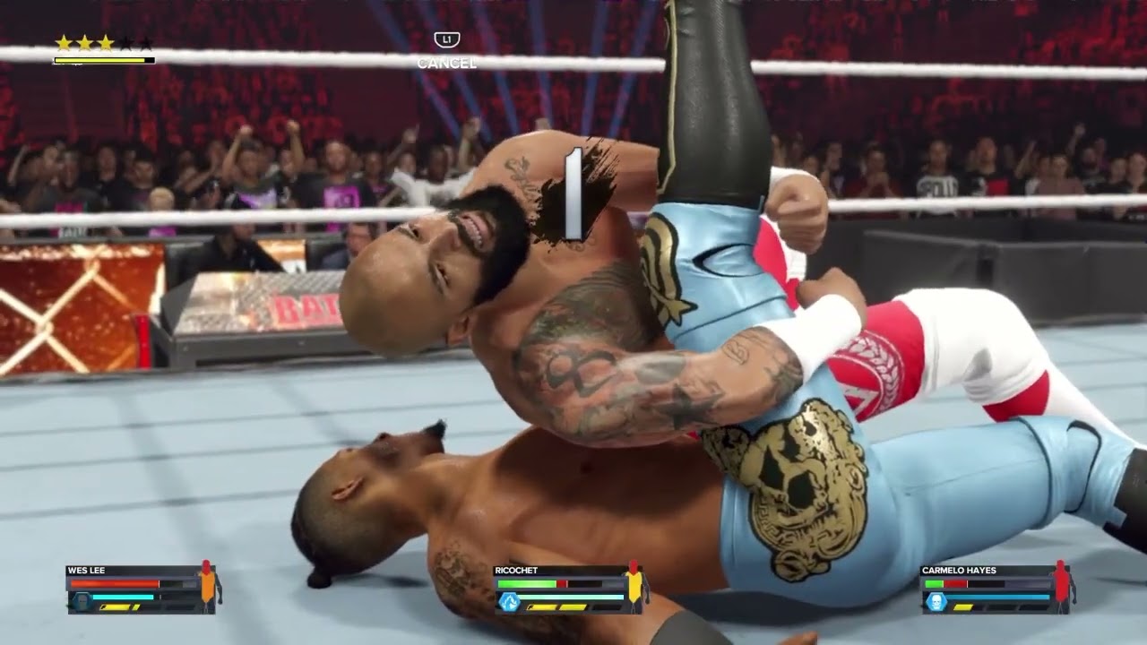 FULL MATCH: Ricochet vs Wes Lee vs Carmelo Hayes - WWE 2K24 NXT Battleground