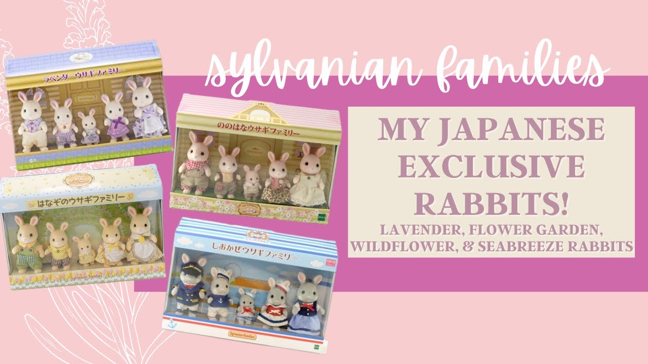 Sylvanian Families: My RARE Japanese Exclusive Rabbit Families Collection