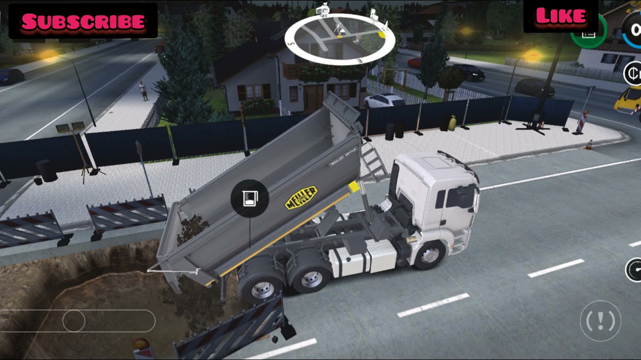 Construction Simulator 2 #1 Roadworks Asphalt paving Unlocking all vehicles