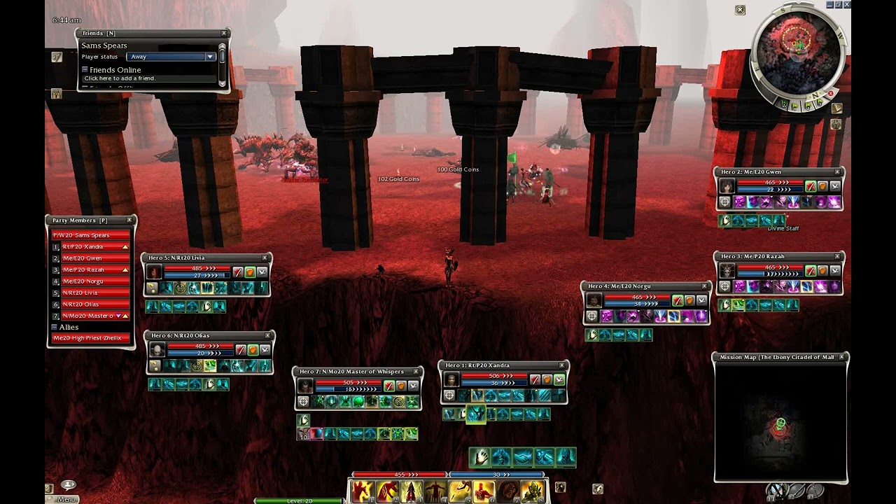 Guild Wars: Ebony Citadel of Mallyx - AFK Gemstone Farm -