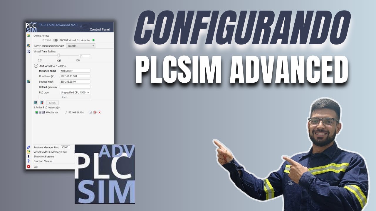 CONFIGURANDO PLCSIM ADVANCED (SIMPLES E F&Aacute;CIL)