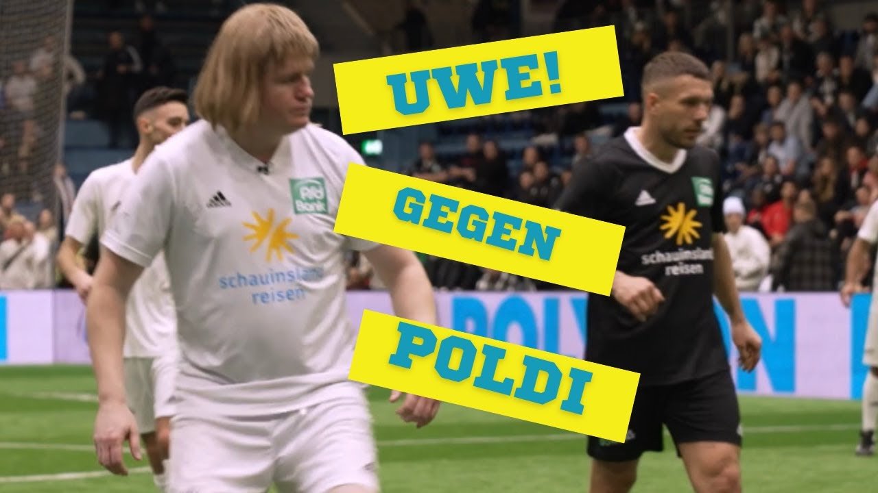 UWE! spielt gegen Lukas Podolski  -  Schauinsland Reisen Cup Teil2