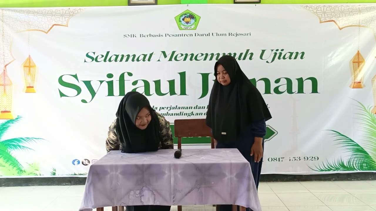 H 13  Ujian Syifaul Jinnan kls XI DPB SMK BP Darul Ulum #smkbpdu #smkdarululum #ayongaji #ayomondok