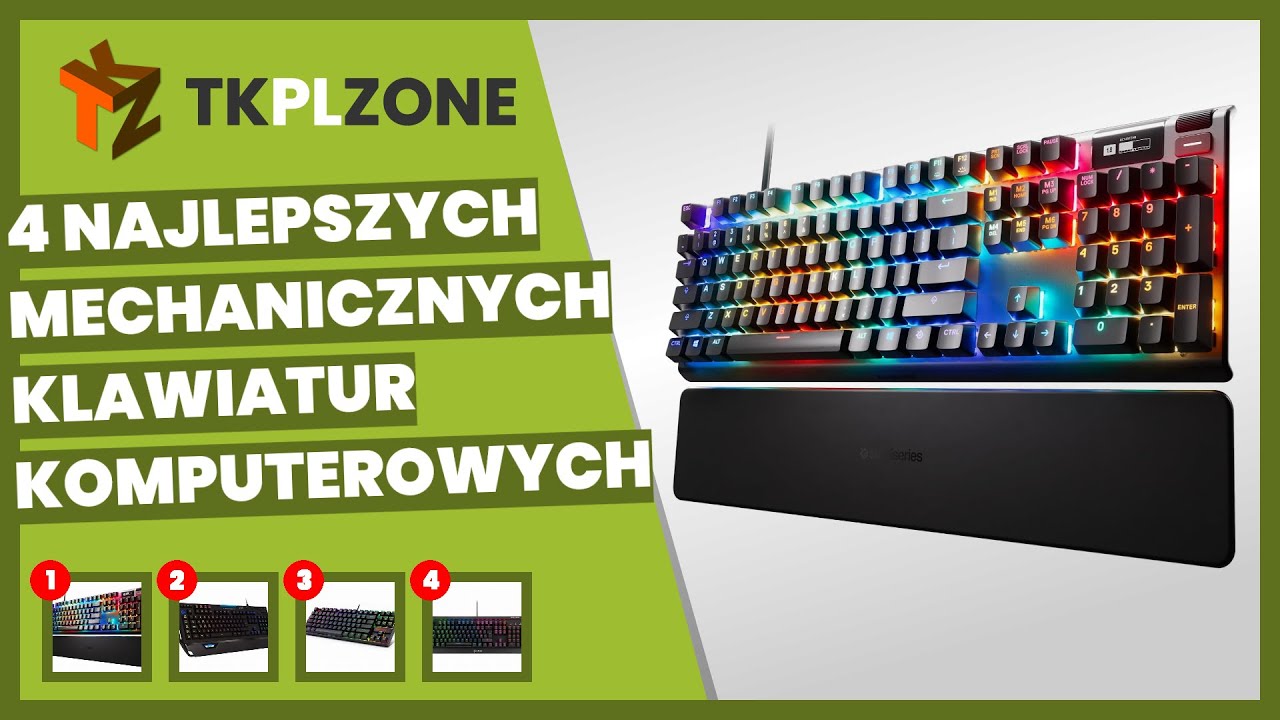 4 najlepszych mechanicznych klawiatur komputerowych