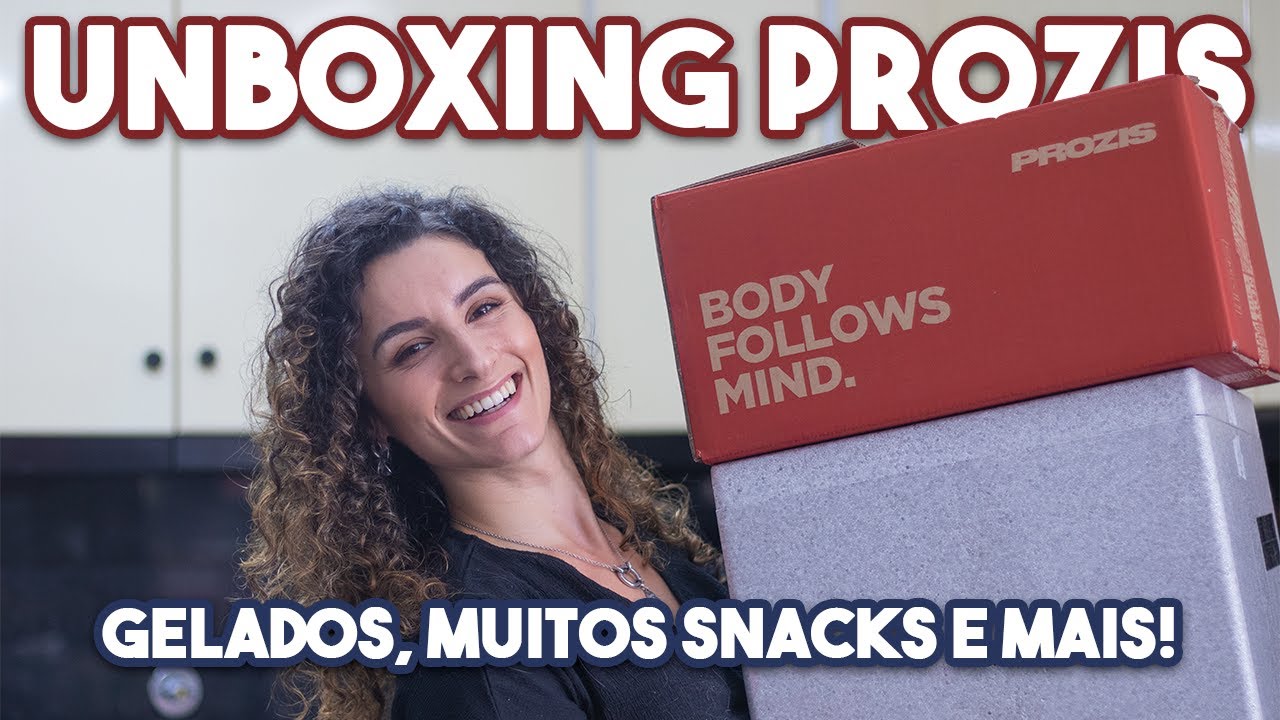 UNBOXING PROZIS - Encomenda do mês com novidades e muitos snacks!