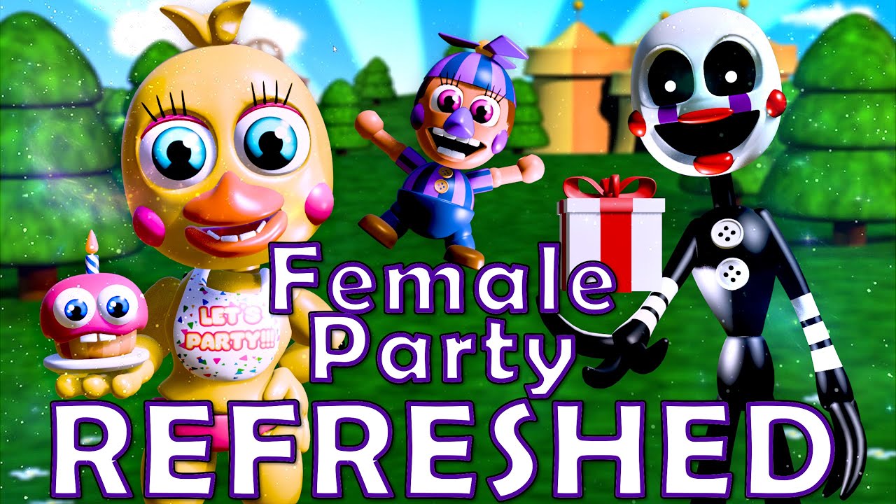 Can you beat FNAF World Refreshed with a Female Party?