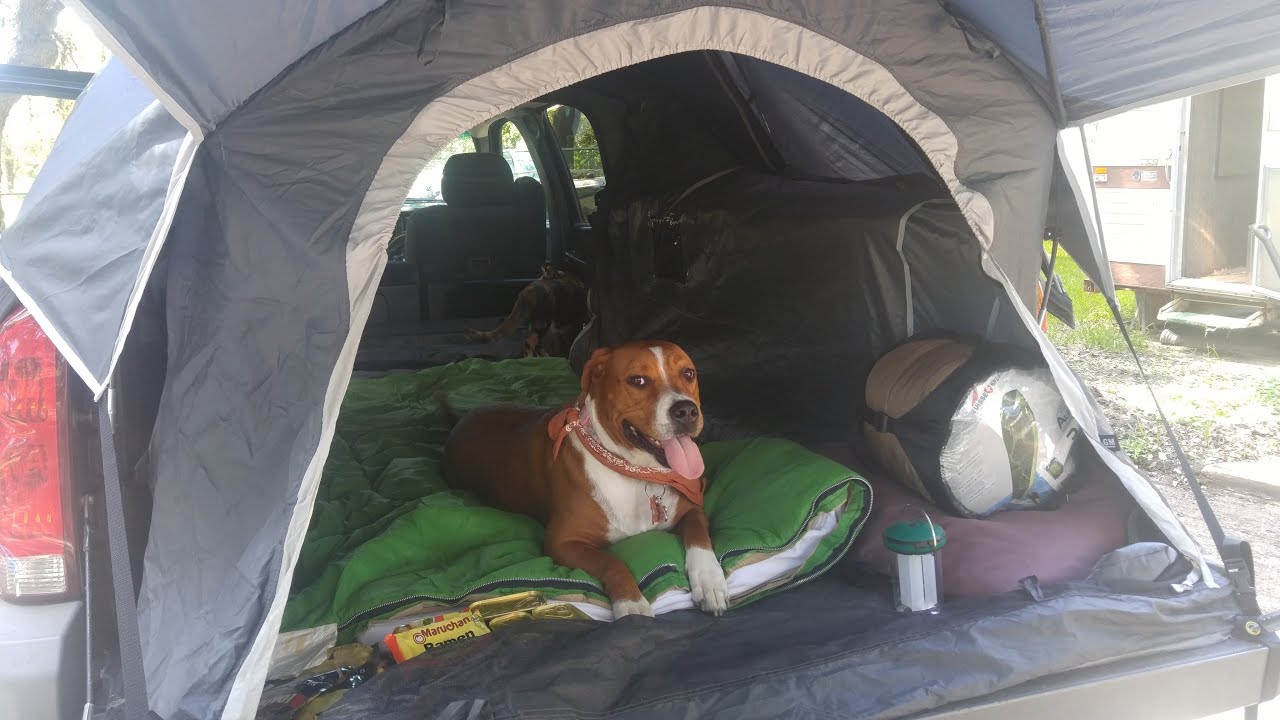 Chevy Avalanche Truck Tent Camping: Dry Run Ideas