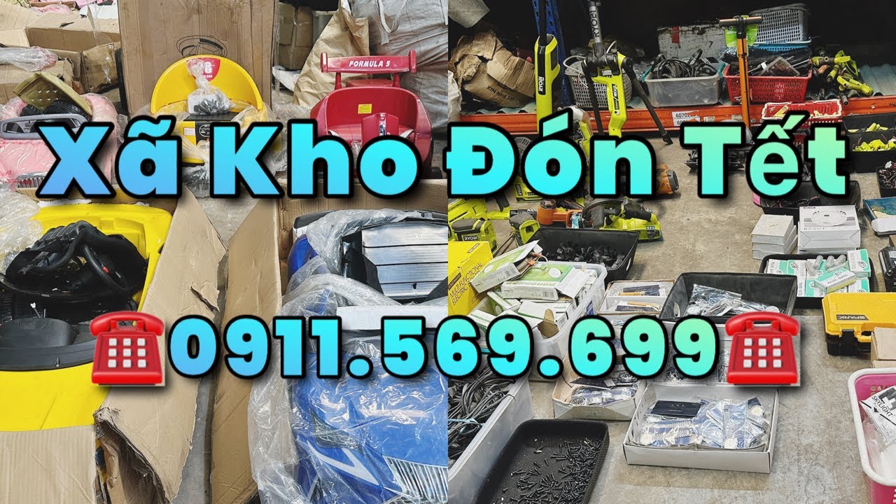 Xã Kho Đón Tết ! Xe điện , Máy móc , Gia dụng Nhật , Đồng hồ , Linh kiện , #diy , #xuhuongyoutube