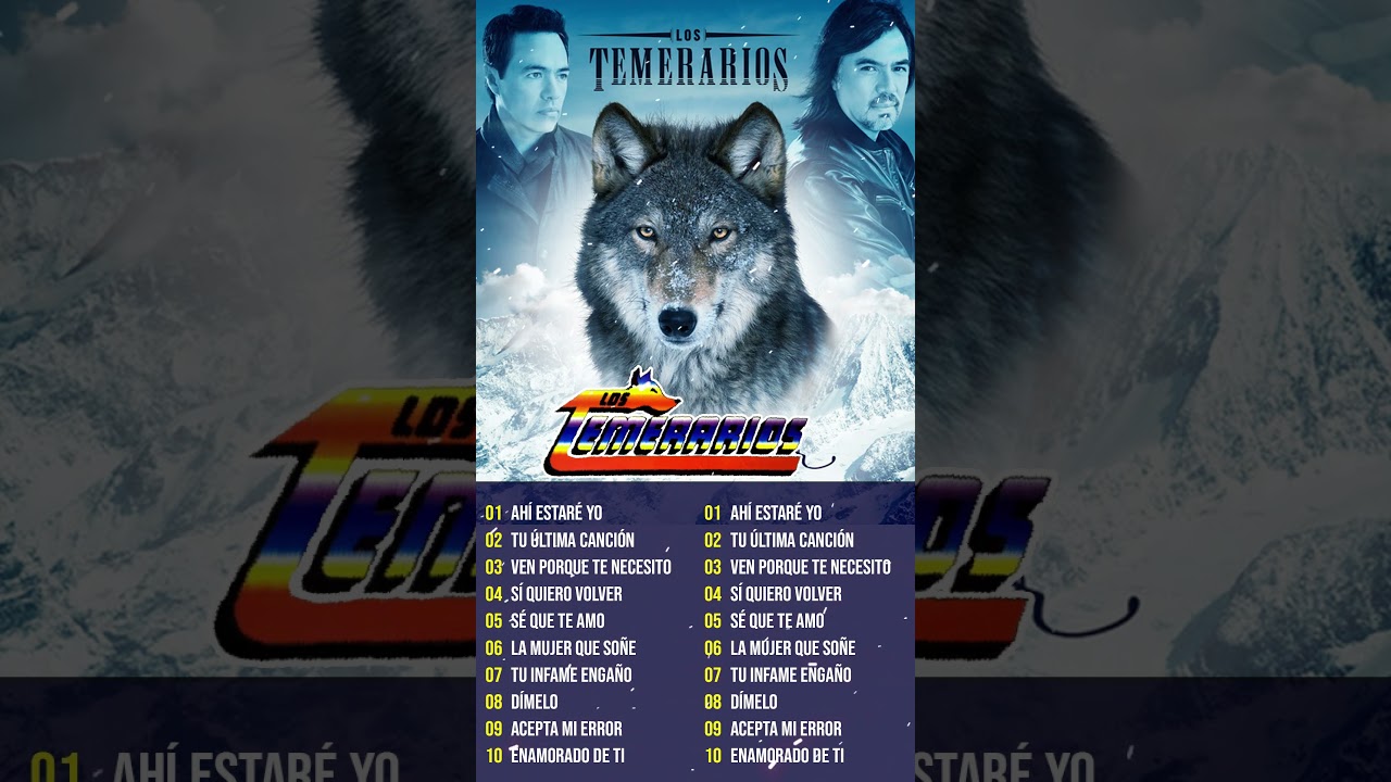 Los Temerarios Viejitas Románticas🌹 Los Temerarios Mix Románticas