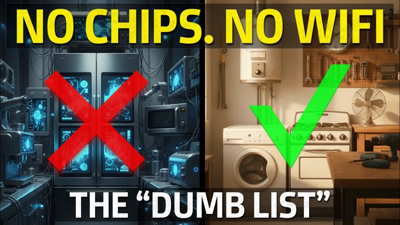 The Only 7 “Dumb” Appliances Left (The “No Chip” List)