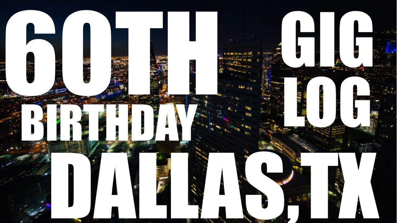 DJ Gig Log - 60th Birthday Party