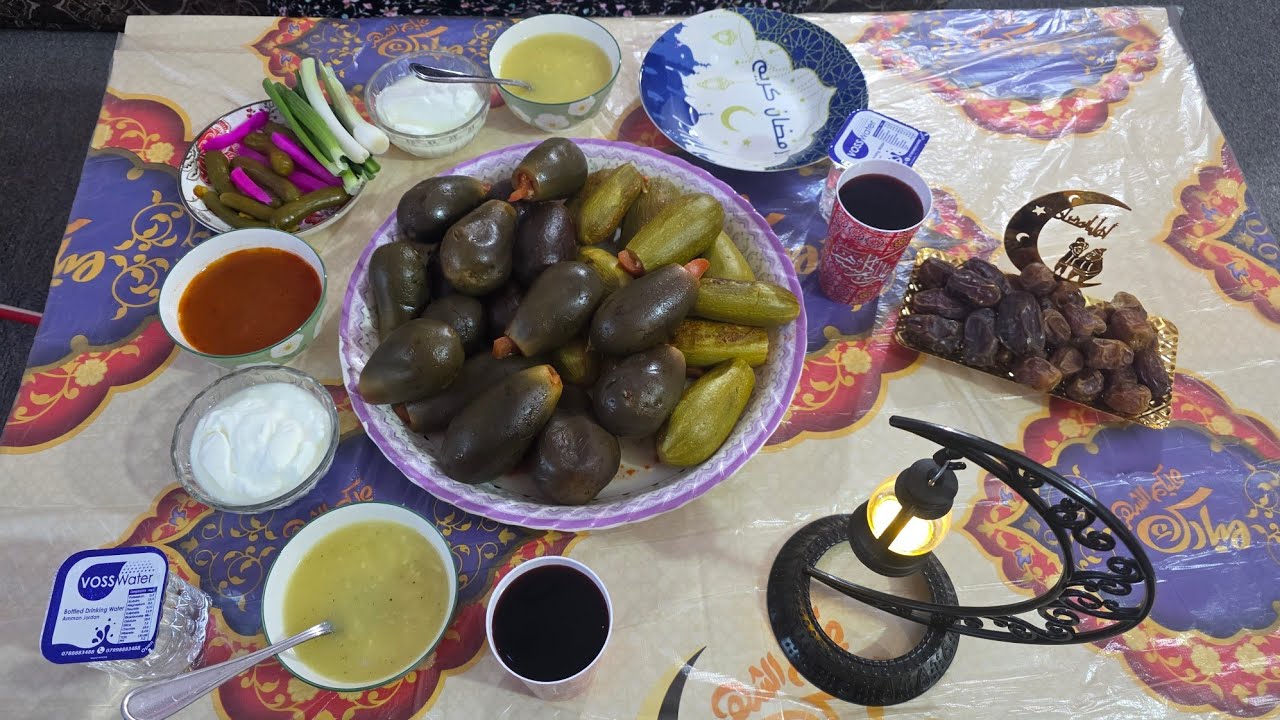 محاشي كوسا وباذنجان بتشهي😋😘 افطارنا اليوم التاسع عشر من شهر رمضان المبارك🌙تقبل الله الطاعات🤲