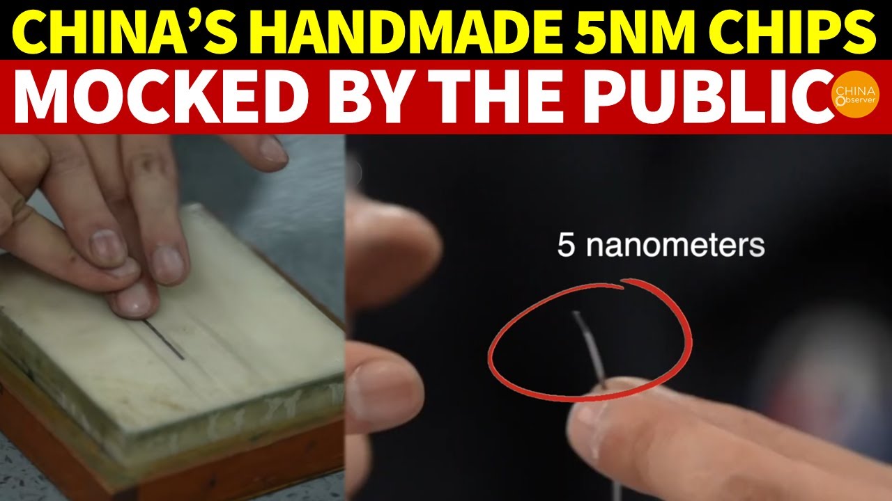 China&rsquo;s HANDMADE 5NM Chips Reported by CCTV! Ridiculous Fake, Mocked by Public!