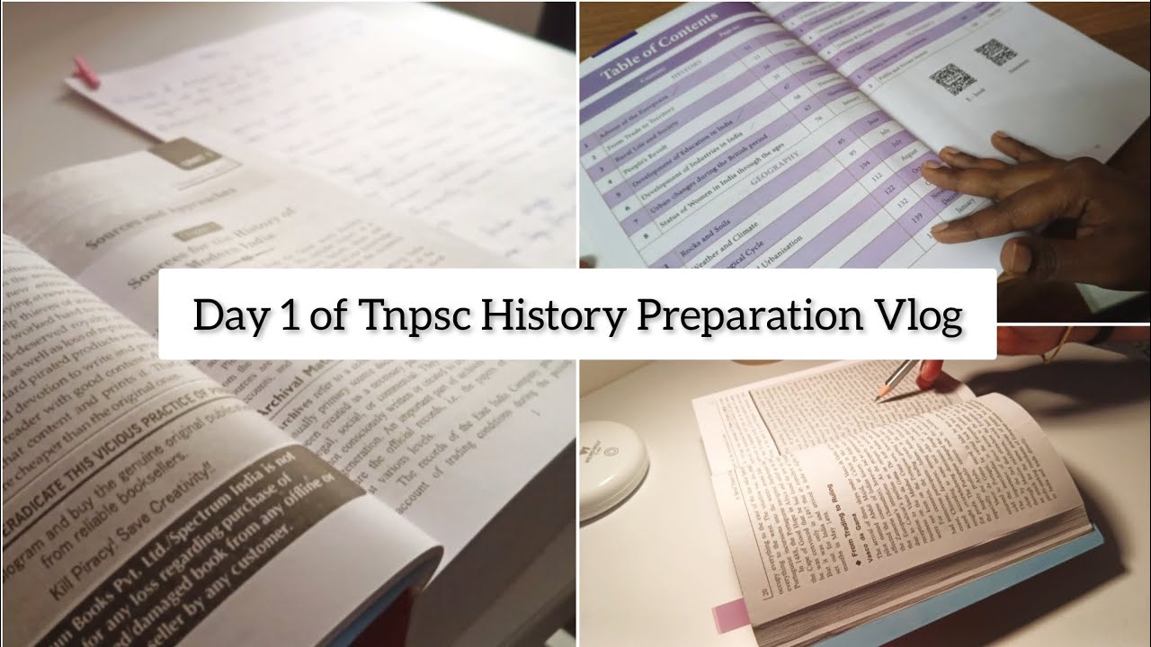 Managing Work and Studying 🤌🏻✨ | Day 1 of History | TNPSC 2026 