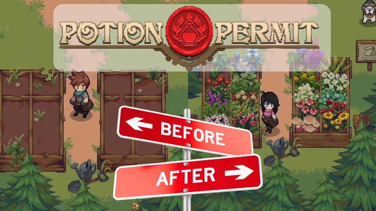 Potion Permit World Transformation | Before & After Completing the Game ✨