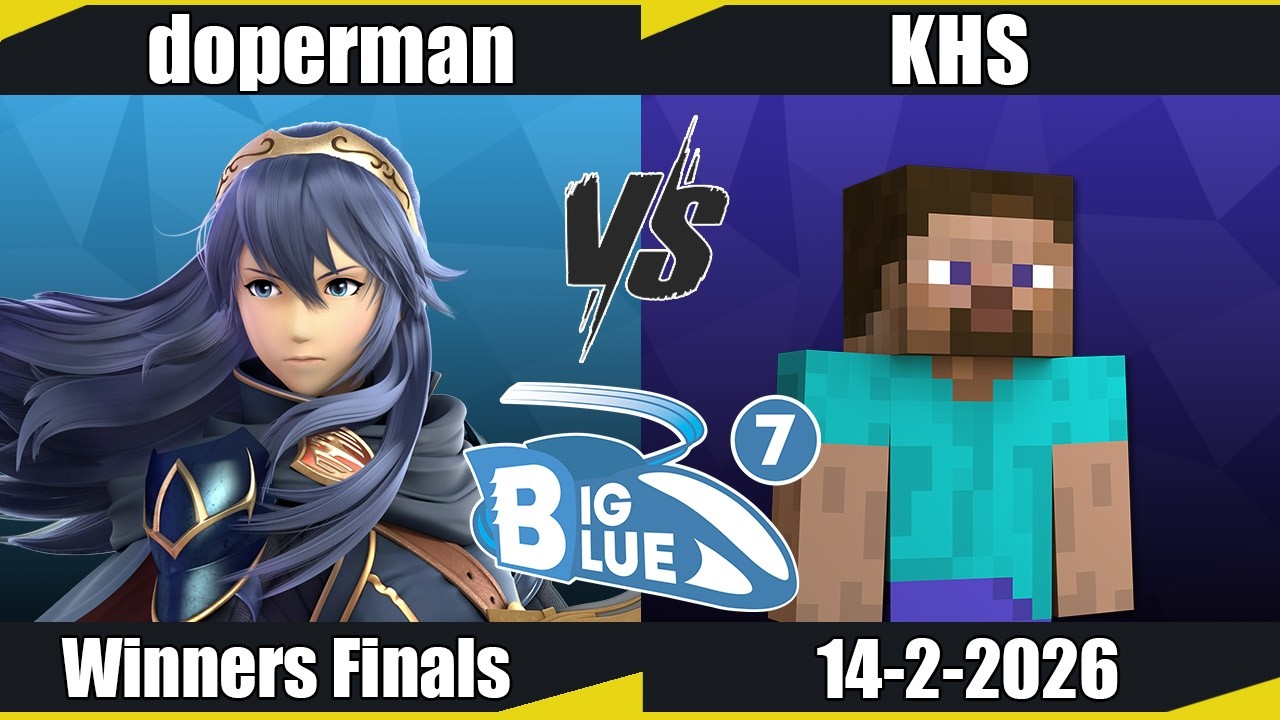 Big Blue 7  - doperman (Lucina) vs KHS (Steve) WF - SSBU