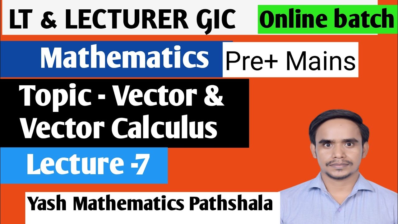Differentiation of vectors  