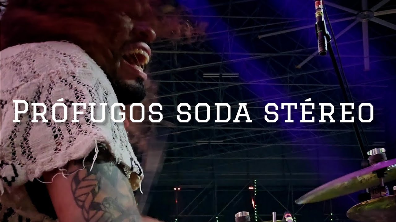 Prófugos - Soda Stereo - Drum cam 