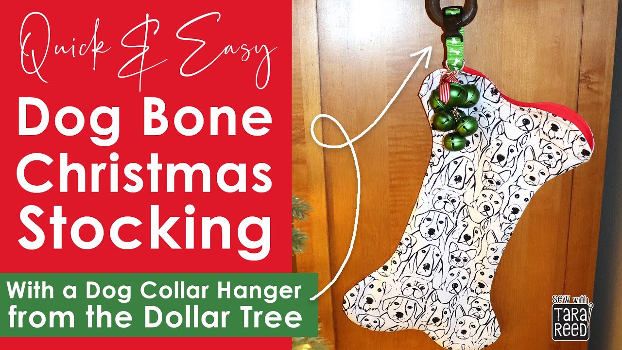 🐶 🎅🏻 Dog Christmas Stocking Pattern - Sewing for Beginners