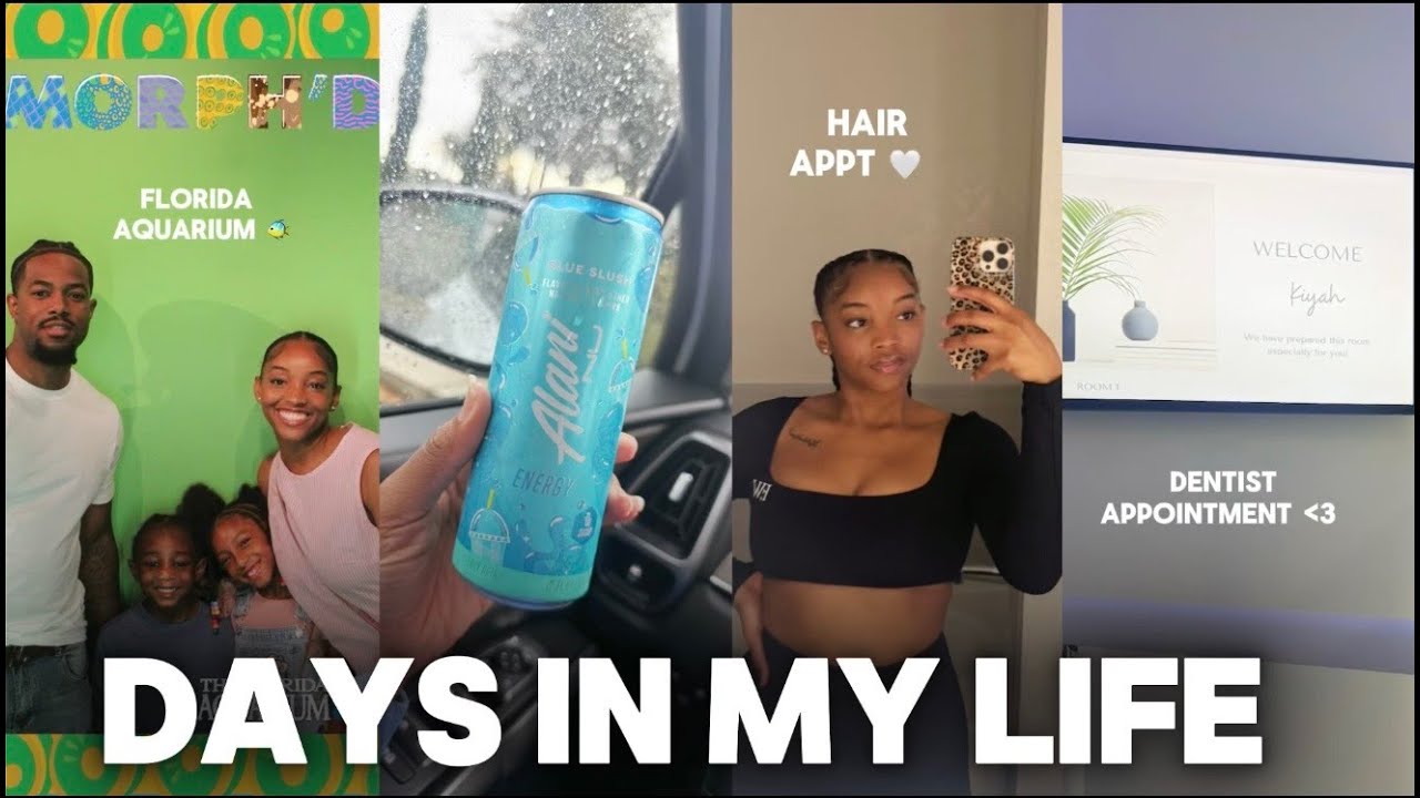 Days in My Life : Orlando Food Trucks , Florida Aquarium , School Mornings , Hair Appointment  ᥫ᭡