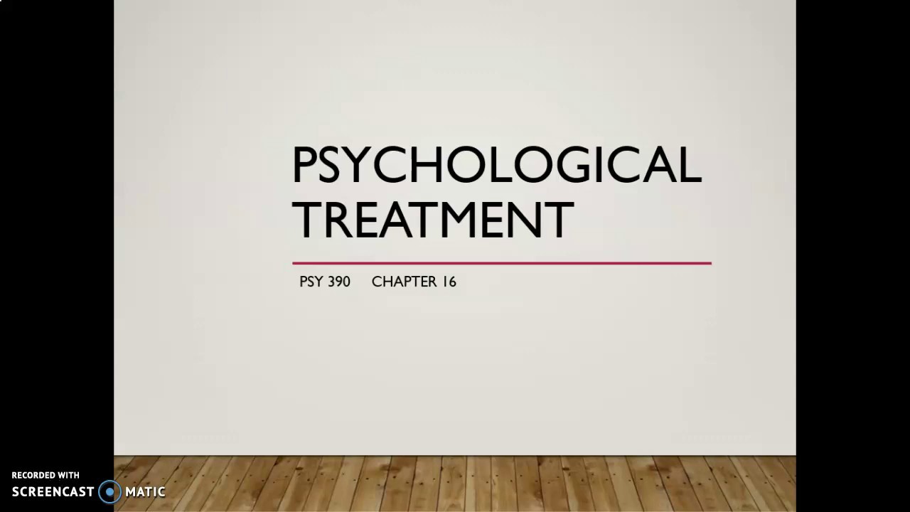 Chapter 16.3: Cognitive and Humanistic Therapies