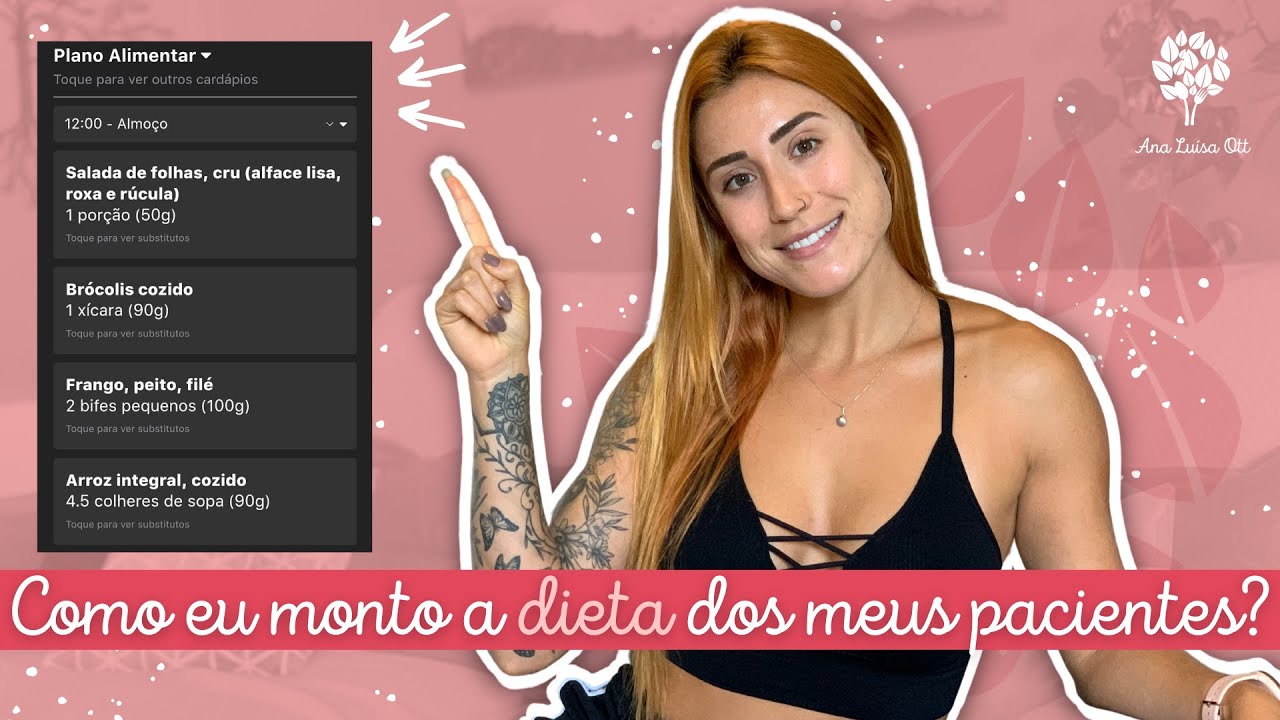 COMO EU MONTO A DIETA DOS MEUS PACIENTES | Nutri Ana Luísa Ott
