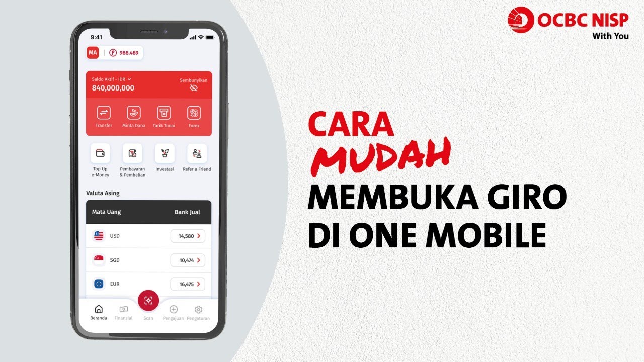 Mudahnya Buka Rekening Giro di ONe Mobile