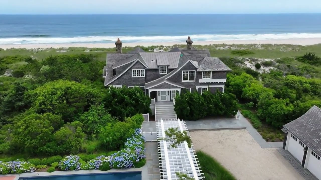 LUXURIOUS Waterfront Hamptons Estate | 4,200 SF with Private Boardwalk Beach