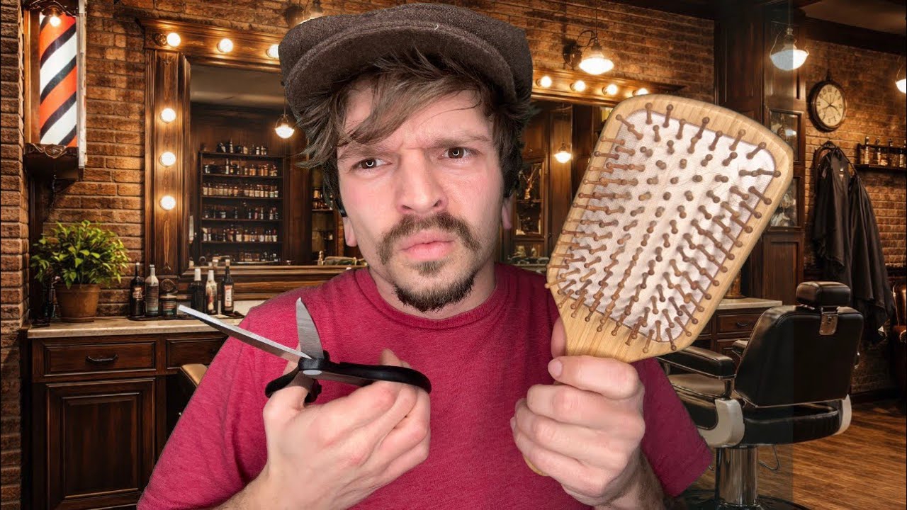 ASMR but you’re stressing your barber OUT!!! (Haircut Roleplay – AGGRESSIVE) 