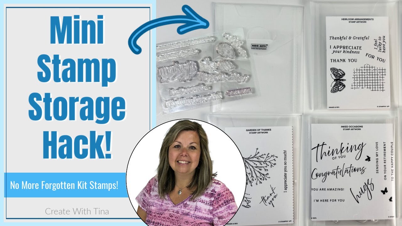 Больше никаких потерянных мини-штампов! Лайфхак по хранению наборов Stampin’ Up!