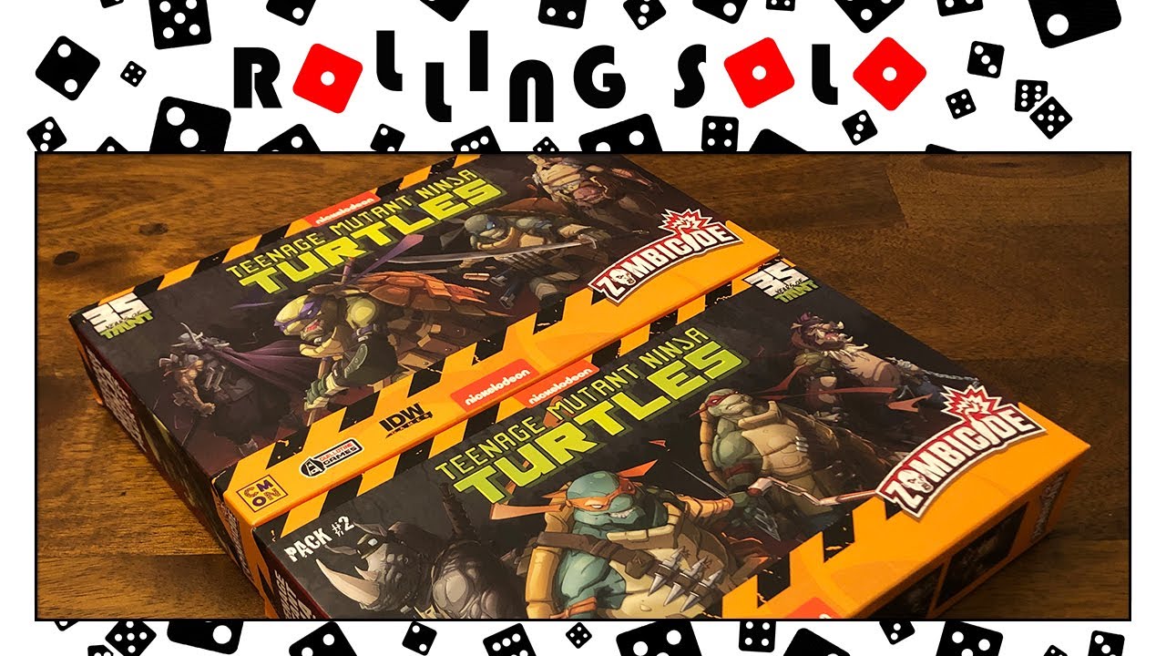 Zombicide | Teenage Mutant Ninja Turtles Packs #1 & #2 | Unboxing