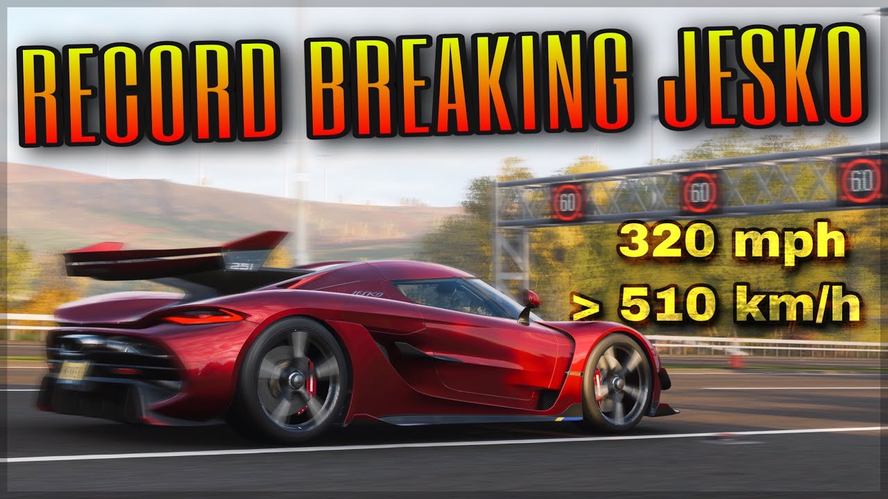 Koenigsegg Jesko ... но я продлил шоссе! | Forza Horizon 4 | Максимальная скорость 320 миль/ч (+5...