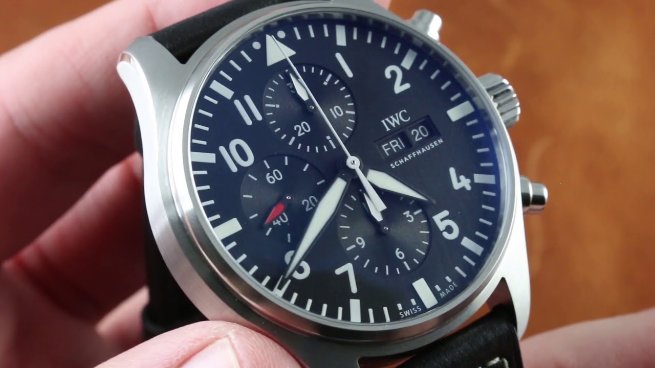 IWC Pilot&rsquo;s Watch Chronograph IW3777-09 Luxury Watch Review