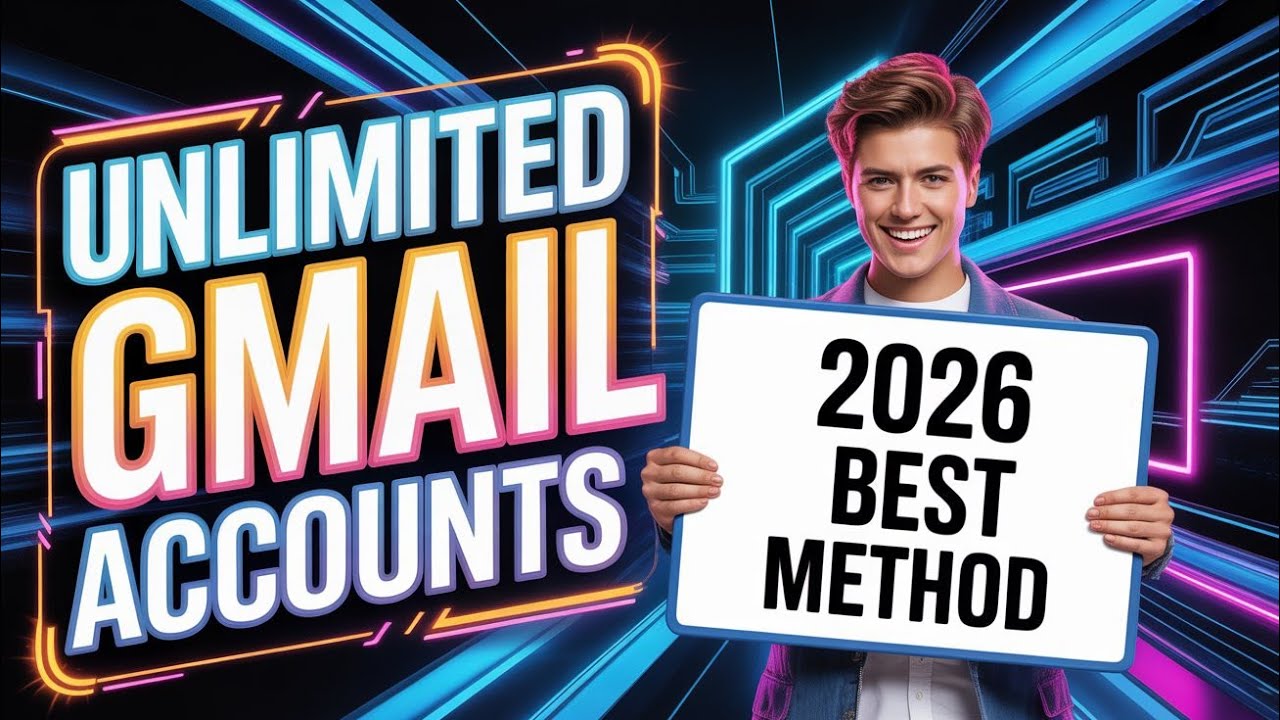 Unlimited GMail Create Method 2026 | Create Unlimited GMail Account Without Phone Verification