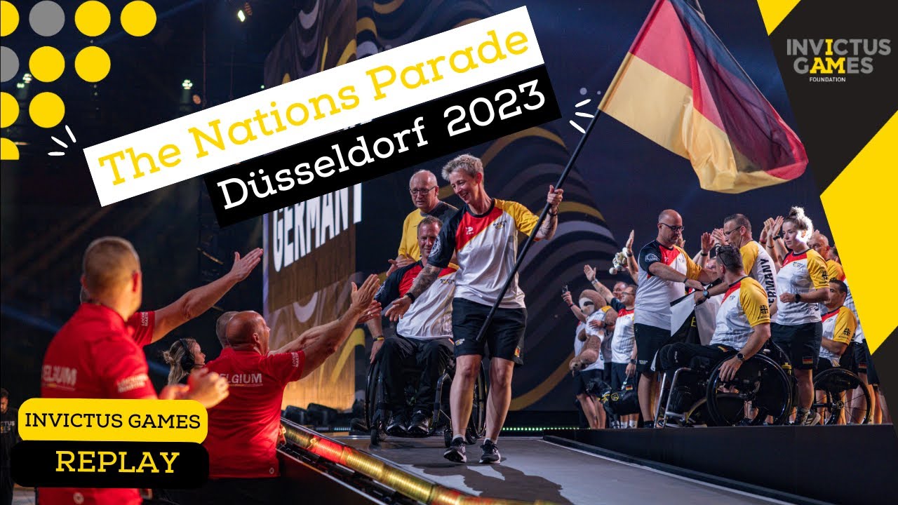 The Nations Parade at the Closing Ceremony | Invictus Games Düsseldorf 2023 | Invictus Games Replay