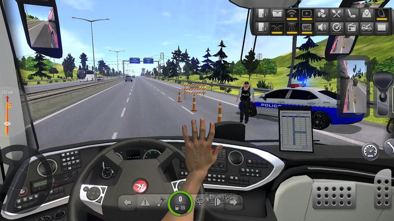 Bus Simulator: Ultimate | Полиция 🚔 🚨👮&zwj;♂️ | Мобильный геймплей | Зуукс | Езда с дьяволом 😈