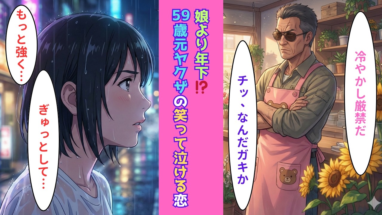 【年の差恋愛漫画】娘より年下！？５９歳元ヤクザの笑って泣ける恋