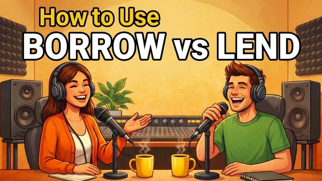 How to Use BORROW and LEND in Everyday English | Use BORROW vs LEND in Everyday English
