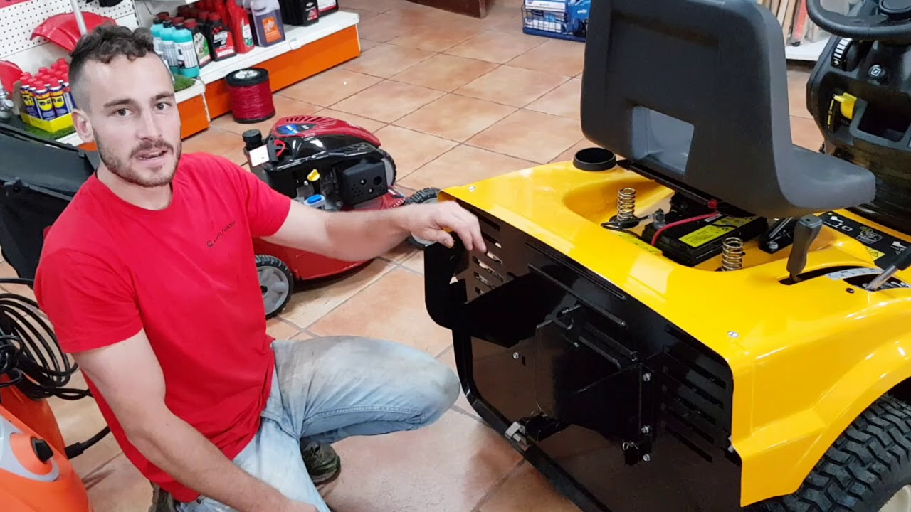 Vaya ingeniero el que diseñó este cub cadet!