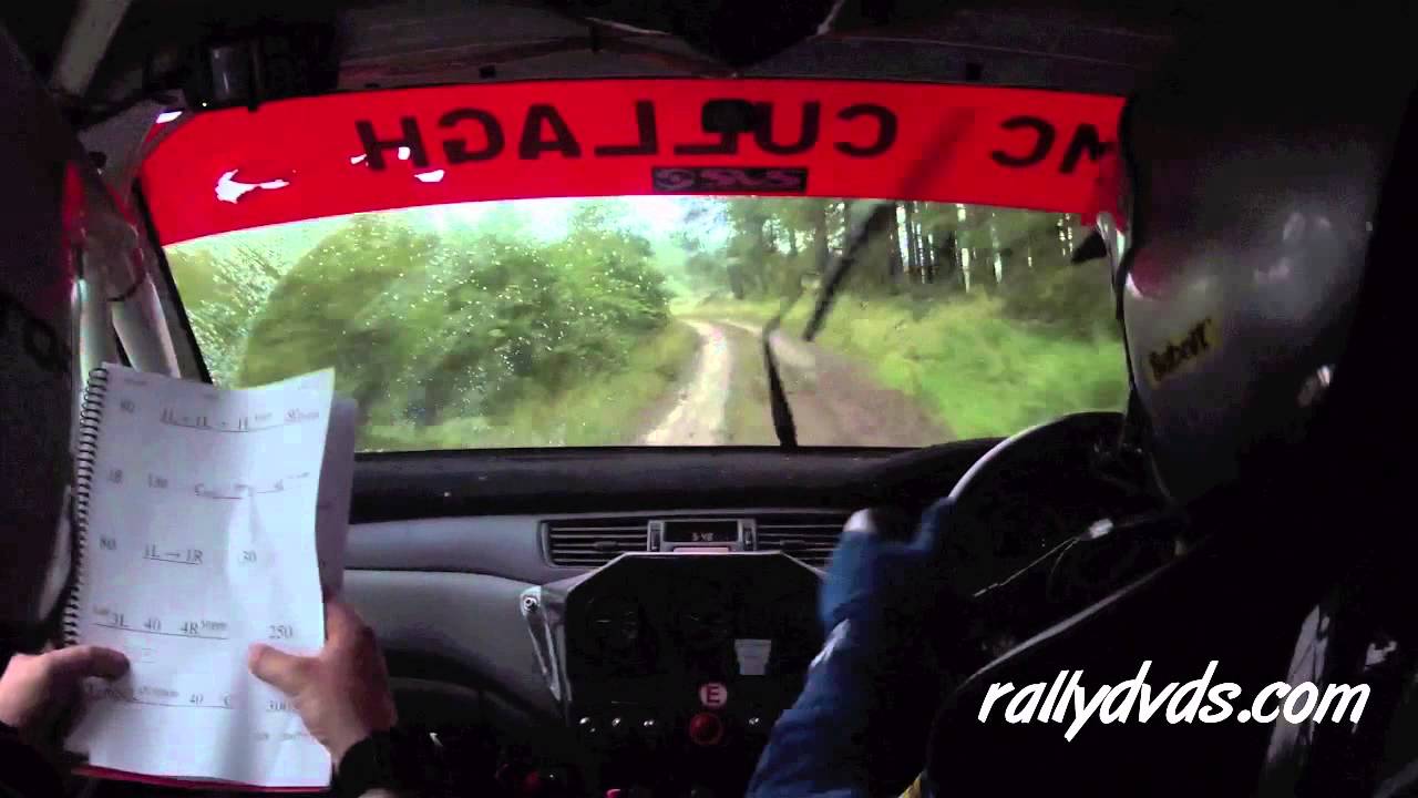 Peter McCullagh & Tommy Cuddihy - Jim Walsh Cork Forest Rally 2013 - Stage 8