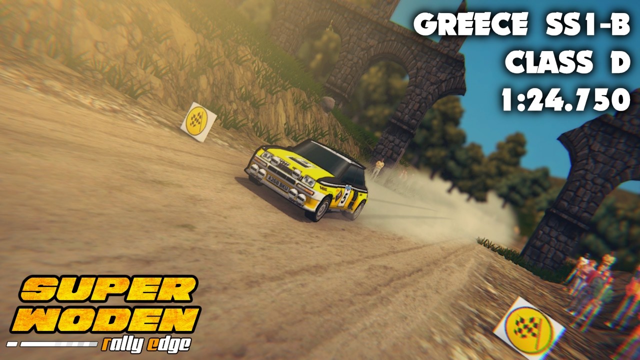 Super Woden Rally Edge - Greece SS1-B Class D 1:24.750