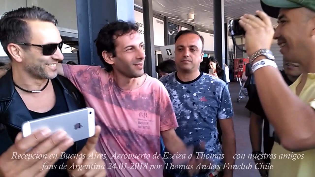 Bienvenida Thomas Anders en Argentina
