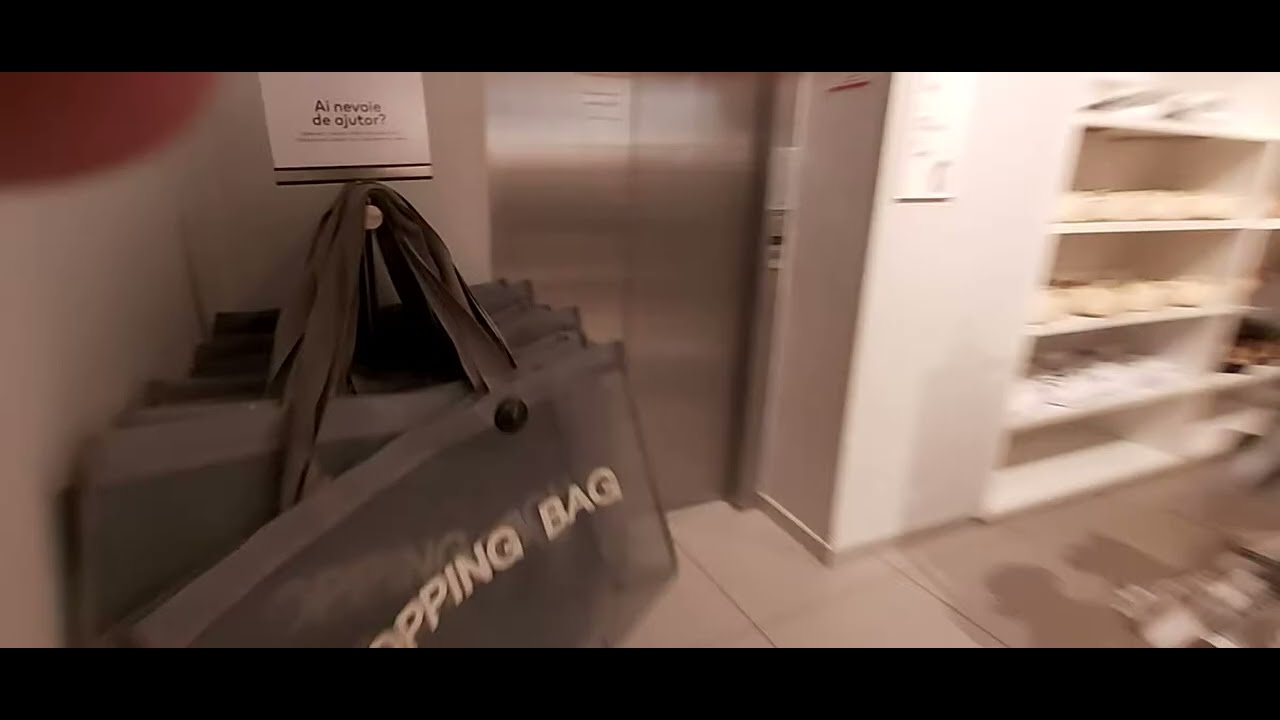 2010 Schindler 5400 lift at H&M in Baneasa Shopping City in Bucharest, Romania