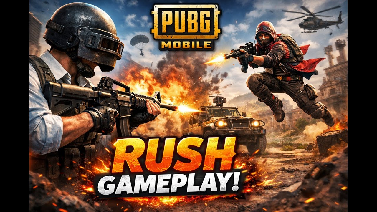 Rush Gameplay | PUBG Mobile Intense Close Combat!