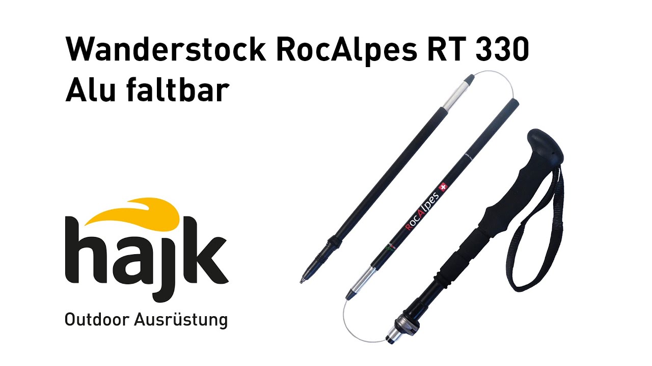 Wanderstock RocAlpes RT 330 Alu faltbar
