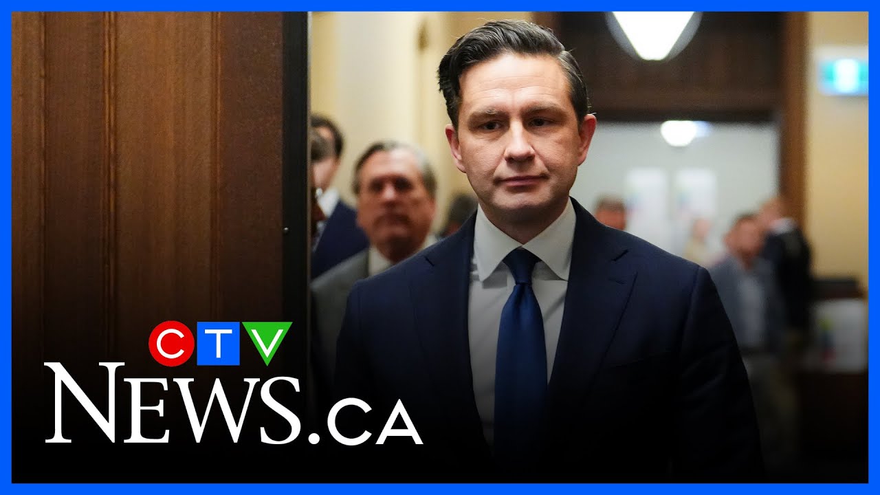 Pierre Poilievre returns to Ottawa to address Conservative caucus after losing his seat