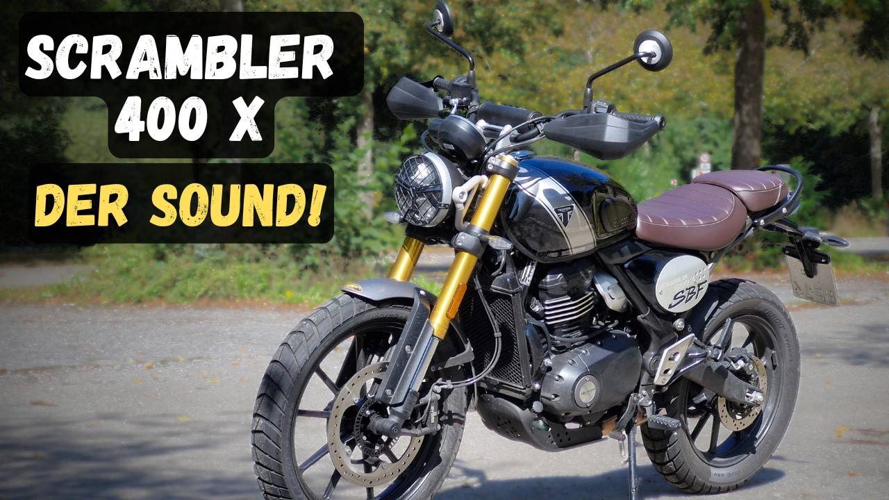 Triumph Scrambler 400 X – Test, Fahreindruck & Soundcheck