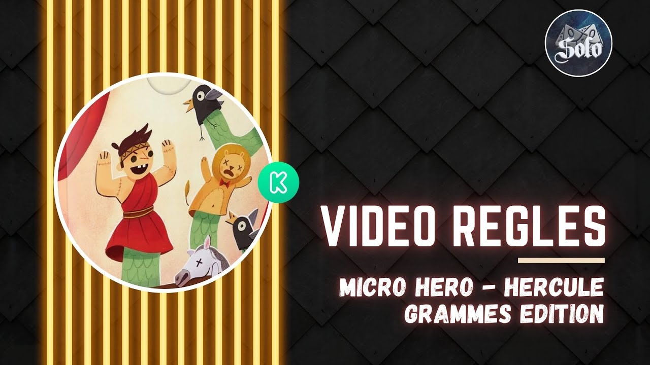 Jeu Solo - Micro Héro - Hercule - Grammes Edition - Vidéo Règles
